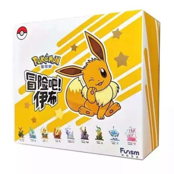 Funism Pokémon Eevee Evolution Adventure Series 2 Case (all 9 designs) NIB - Picture 2 of 13